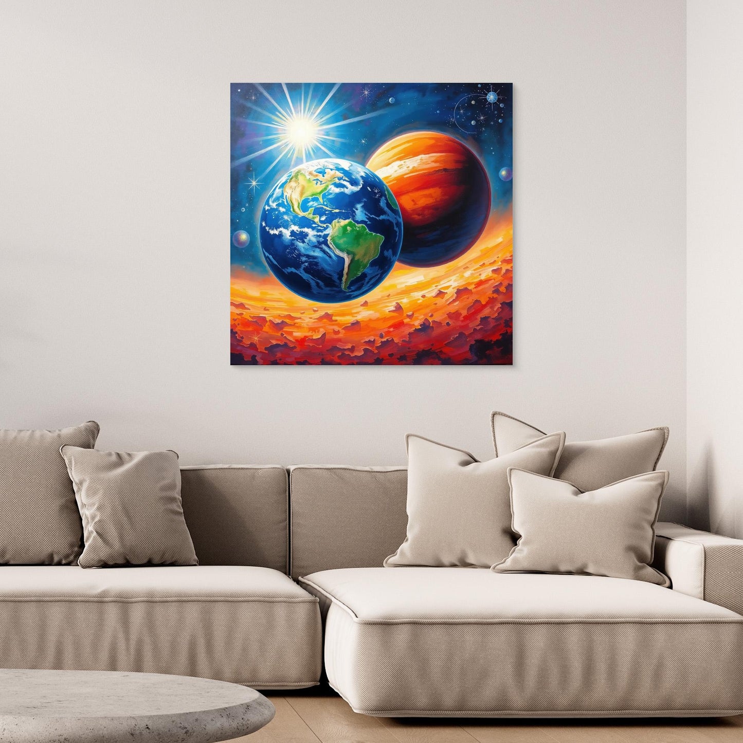 Earth Meets Mars