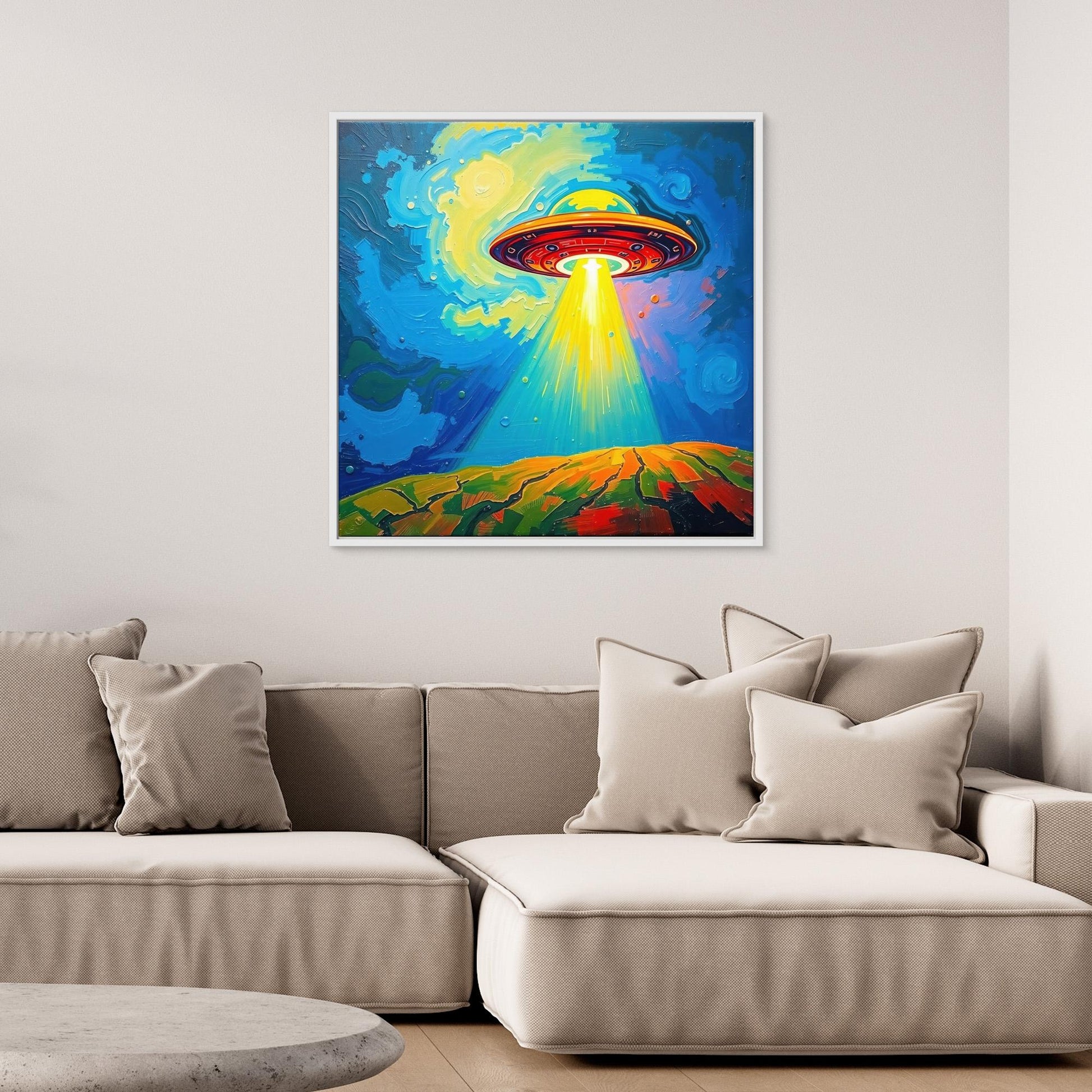 UFO Sending Love and Light