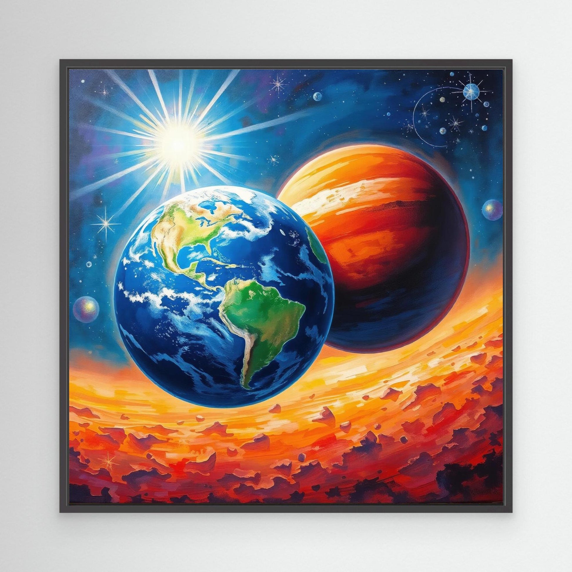 Earth Meets Mars
