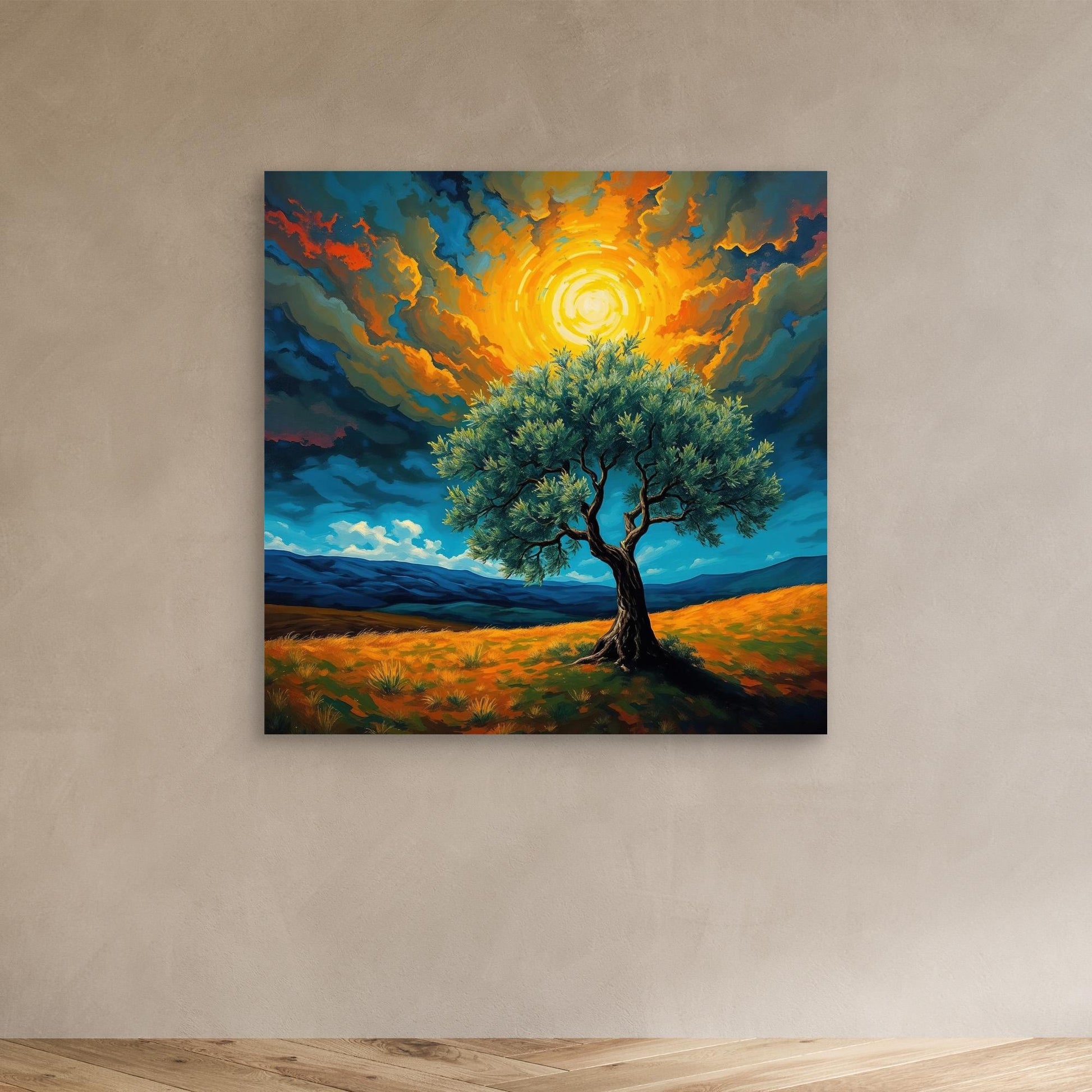 Stormy Olive Tree
