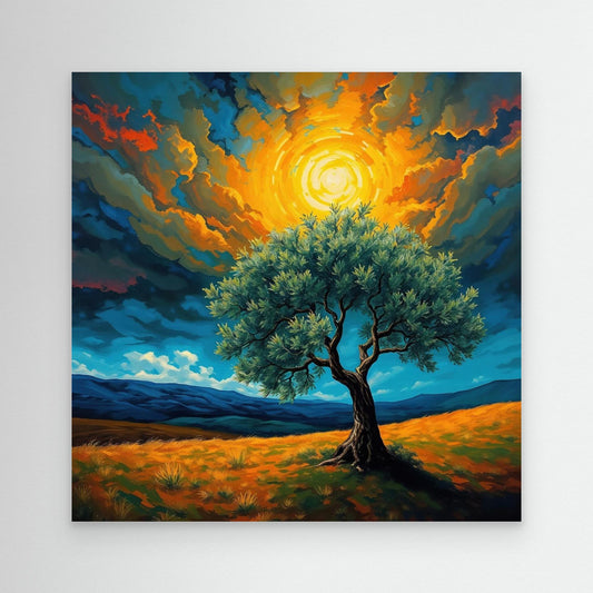 Stormy Olive Tree